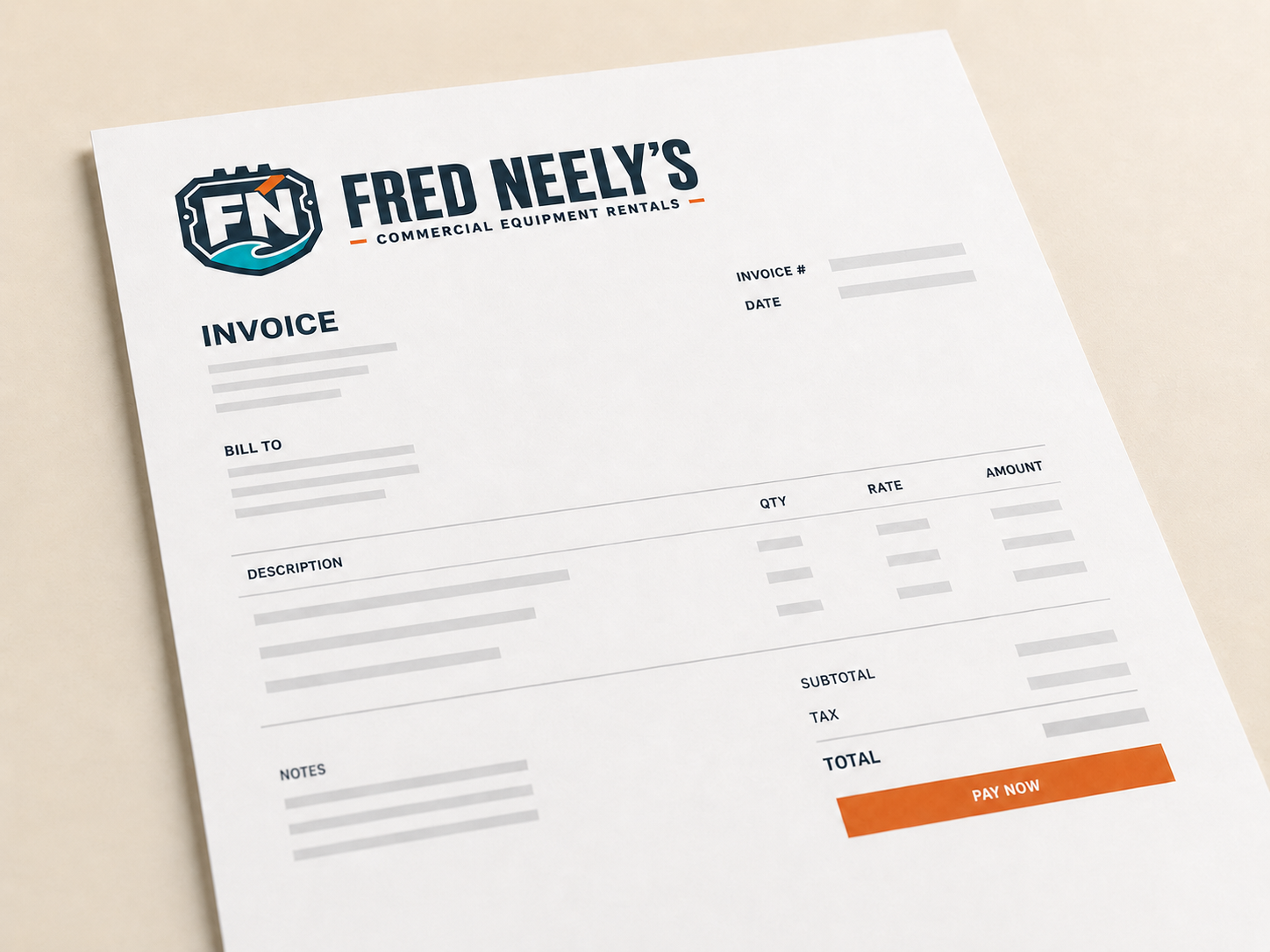 Invoice Letterhead
